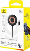 Беспроводное зарядное устройство Baseus Simple Mini4 черный