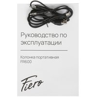 Портативная колонка Fiero Dream FR600, черный