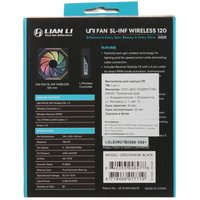Комплект реверсных вентиляторов LIAN LI UNI FAN SL-INF WIRELESS 120 Reversed Blade [G99.12RSLIN1W3B.R0] черный