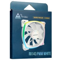Реверсный вентилятор Montech RX 140 PWM  белый