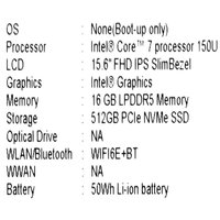 15.6" Ноутбук Acer Aspire A15-51M-70VH серый