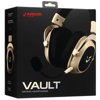 Беспроводные/проводные наушники ARDOR GAMING Vault  бежевый 2024