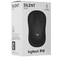 Мышь беспроводная Logitech B220 Silent [910-005553] черный