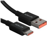 Кабель KEYRON USB Type-C - USB Type-A черный 1 м