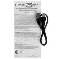 Портативный аккумулятор FinePower Jacked I черный