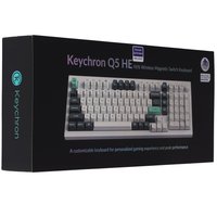 Клавиатура  проводная + беспроводная Keychron Q5 HE цвет белый