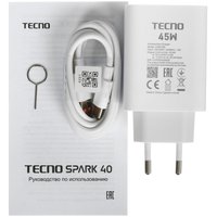 6.67" Смартфон Tecno SPARK 40 256 ГБ