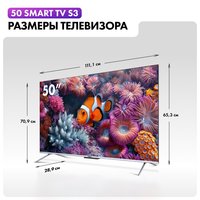 50" (127 sm) Televizor Haier 50 Smart TV S3 qora