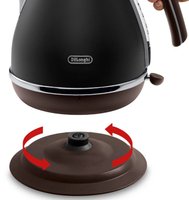 Электрочайник DeLonghi Icona Vintage KBOV 2001.BK черный