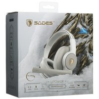 Проводные наушники Sades SA-703 Upower  белый 2025