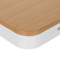 Computer desk KEYRON Alcor 140 beige/white