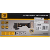 Углошлифовальная машина (УШМ) CAT DX3012B 1 for All 18V  , Без ЗУ, Без АКБ