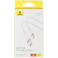 Кабель Baseus USB Type-C - USB Type-A белый 1.2 м