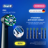 Almashtiriladigan uchliklar toʻplami ORAL-B EB50BRX-6 PRO CrossAction
