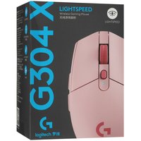 Мышь беспроводная/проводная Logitech G G304 X LIGHTSPEED [910-007689] розовый