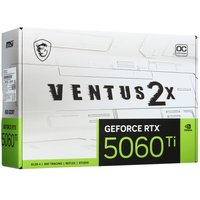 Видеокарта MSI GeForce RTX 5060 Ti VENTUS 2X OC WHITE PLUS [RTX 5060 Ti 8G VENTUS 2X OC WHITE PLUS]