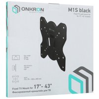 Кронштейн для ТВ ONKRON M1S черный