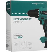 Дрель-шуруповерт FinePower OneBase CDBL35 OneBase20 без ЗУ, без АКБ
