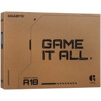 18" Ноутбук Gigabyte Gaming A18 GA83H черный