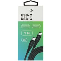 Кабель DEXP USB Type-C - USB Type-C черный 1 м