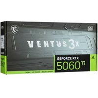 Видеокарта MSI GeForce RTX 5060 Ti VENTUS 3X OC [RTX 5060 Ti 16G VENTUS 3X OC]