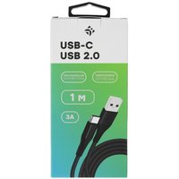 Кабель DEXP USB Type-C - USB Type-A черный 1 м