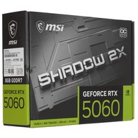 Видеокарта MSI GeForce RTX 5060 SHADOW 2X OC MAX [RTX 5060 8G SHADOW 2X OC MAX]