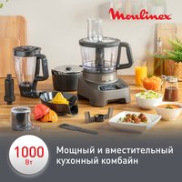 Food processor Moulinex FP827E10 silver