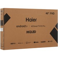 40" (101 cm) TV Haier 40 Smart TV D1 PRO black