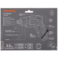 Аккумуляторная отвертка DAEWOO DAA 3620Li