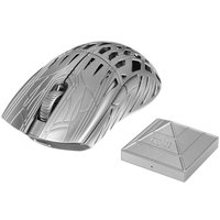 Мышь беспроводная/проводная PWNAGE Trinity Gaming Mouse CF [Trinity Gaming Mouse CF Platinum（Cutout/Sides)] серебристый