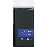 Чехол-книжка  Aceline Kors для Samsung Galaxy A55 черный