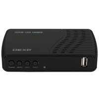 Приставка для цифрового ТВ DEXP HD 8000P черный