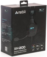 Wired headphones A4Tech XH-200 black 2026
