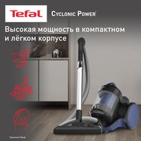 Пылесос  Tefal Cyclonic Power TW1931RH синий