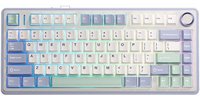 Клавиатура  проводная + беспроводная AULA F75 Cedar Green цвет белый