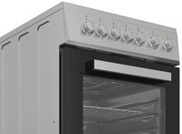 Комбинированная плита Indesit ISG5F1HX серебристый
