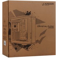 Корпус ARDOR GAMING Crystal Flow CF235  белый