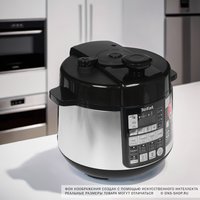 Мультиварка-скороварка Tefal CY621D32 серебристый