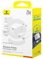Charger Baseus Palm white