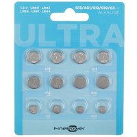 Набор батареек FinePower Ultra LR41 (AG3/G3/LR736/392A/192), LR43 (AG12/G12/LR1142/386A/186), LR44 (AG13/G13/LR1154/357A/A76), LR54 (AG10/G10/LR1130/389A/189)