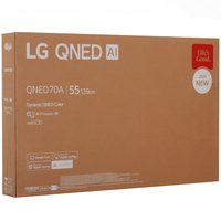 55" (139 см) Телевизор LG 55QNED70A6A черный