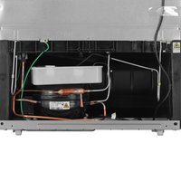 Холодильник с морозильником   Samsung RB37A5211B1/WT серый