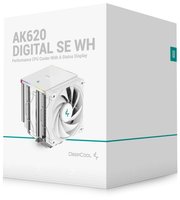 Кулер для процессора DEEPCOOL AK620 DIGITAL SE [R-AK620-BKADMN-GJD] белый
