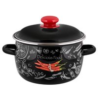 Кастрюля TM Appetite Chilli 1МС181Р 3 л 25 см черный