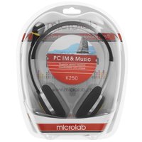 Wired headphones Microlab K250 yellow 2014