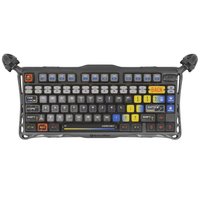 Клавиатура  проводная + беспроводная GravaStar Mercury K1 Pro Interstellar Silver цвет серебристый