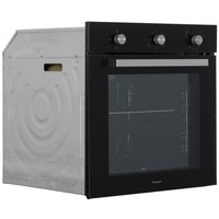 Gas oven Weissgauff WGO 706 Black Glass