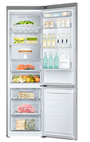 Холодильник с морозильником   Samsung RB37P5491SA серебристый