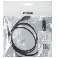 Кабель DEXP USB Type-A - USB Type-B черный 1 м